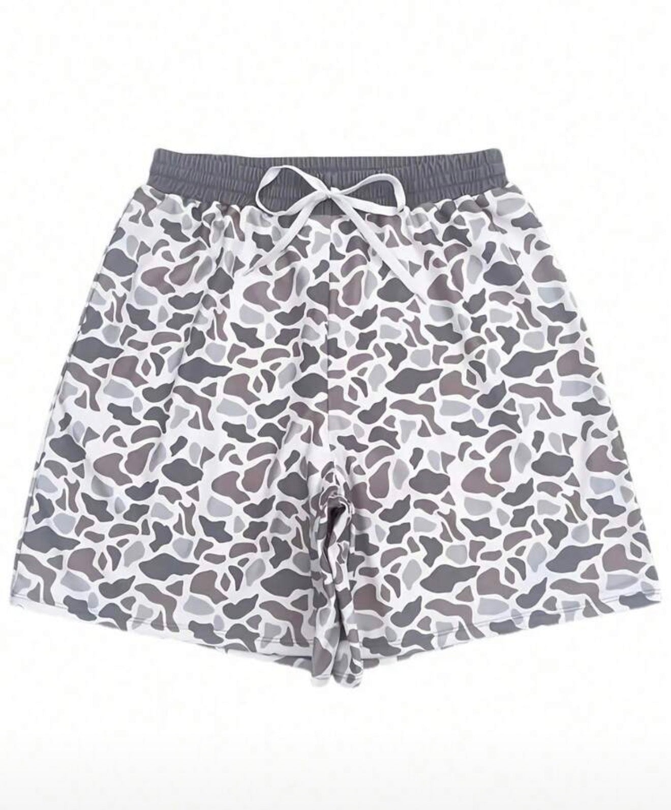 Camo swim trunks