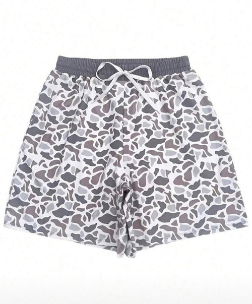 Camo swim trunks