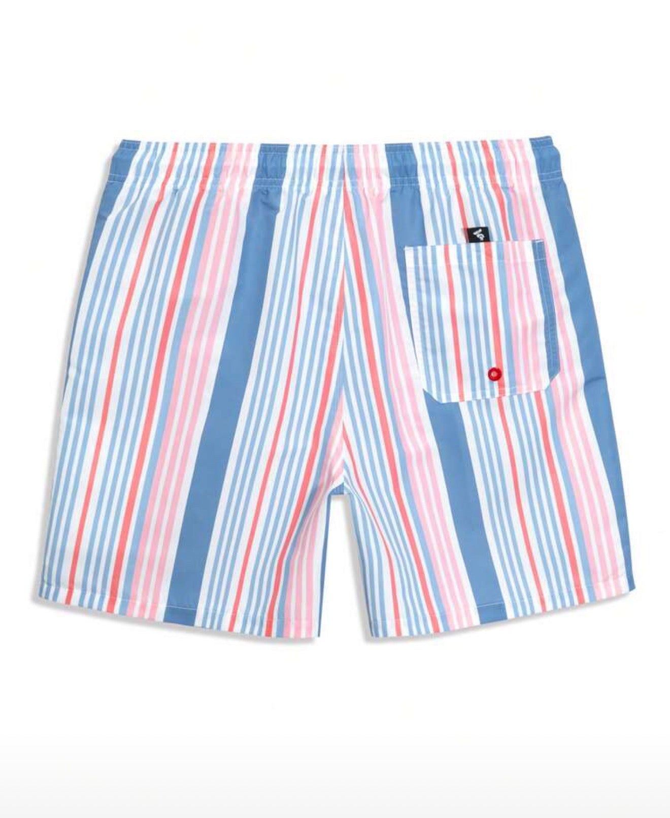 CoralVoy Men's Striped Drawstring Waist Casual Beach Shorts, Holiday